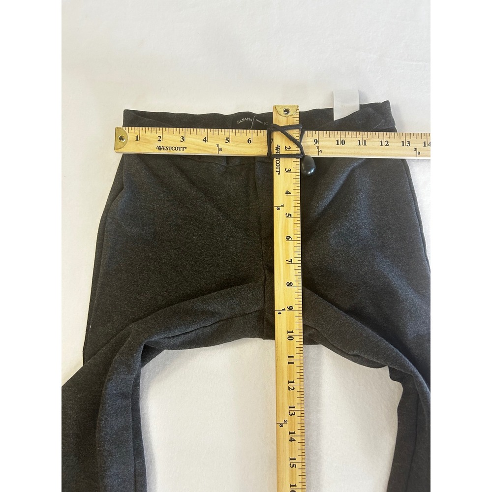 Banana Republic Petite 2P Dark Gray Stretch Dress Pants Career Trousers Women - Picture 5 of 9